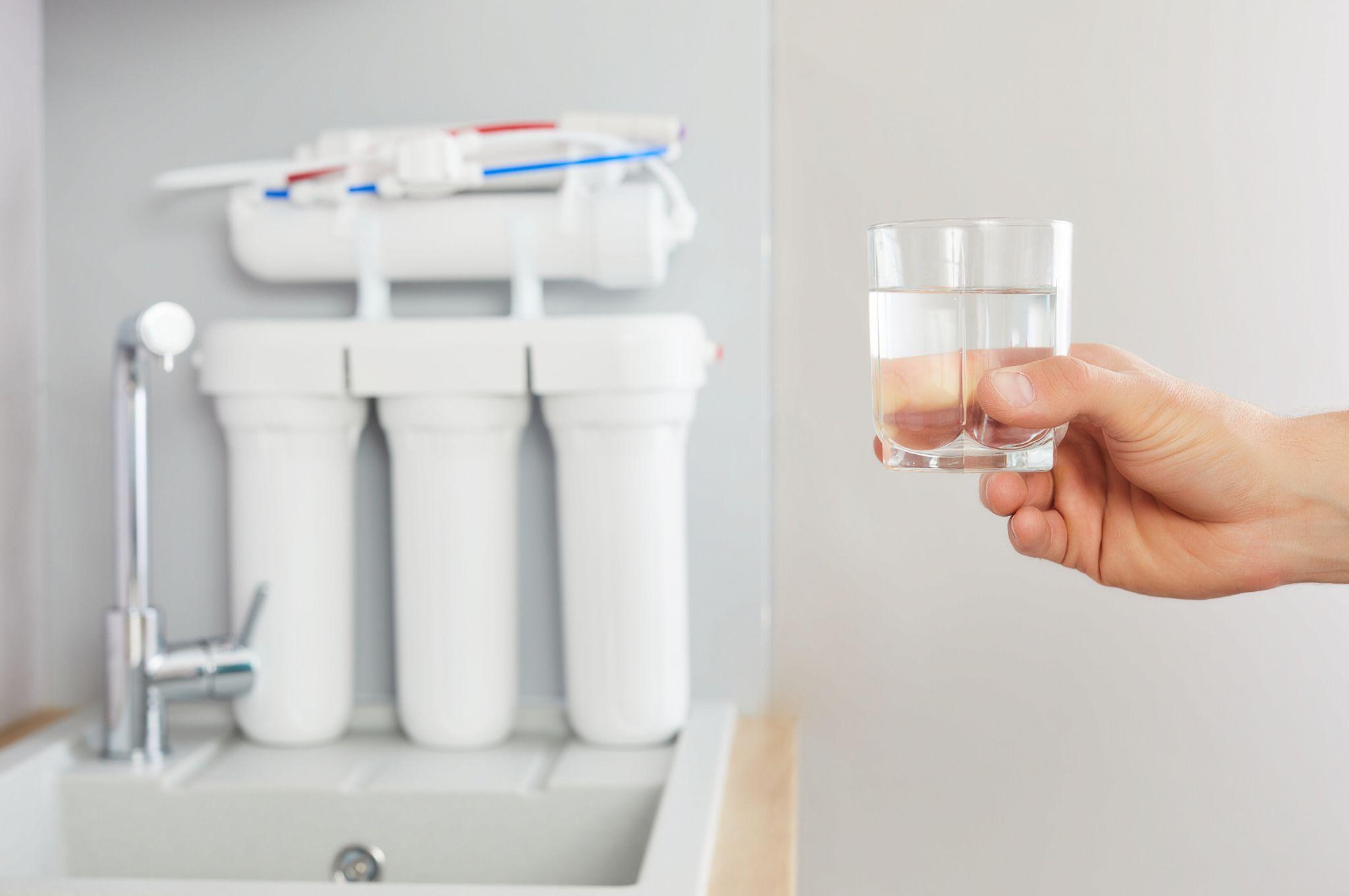 Home water conditioner system providing clear, fresh drinking water from the tap