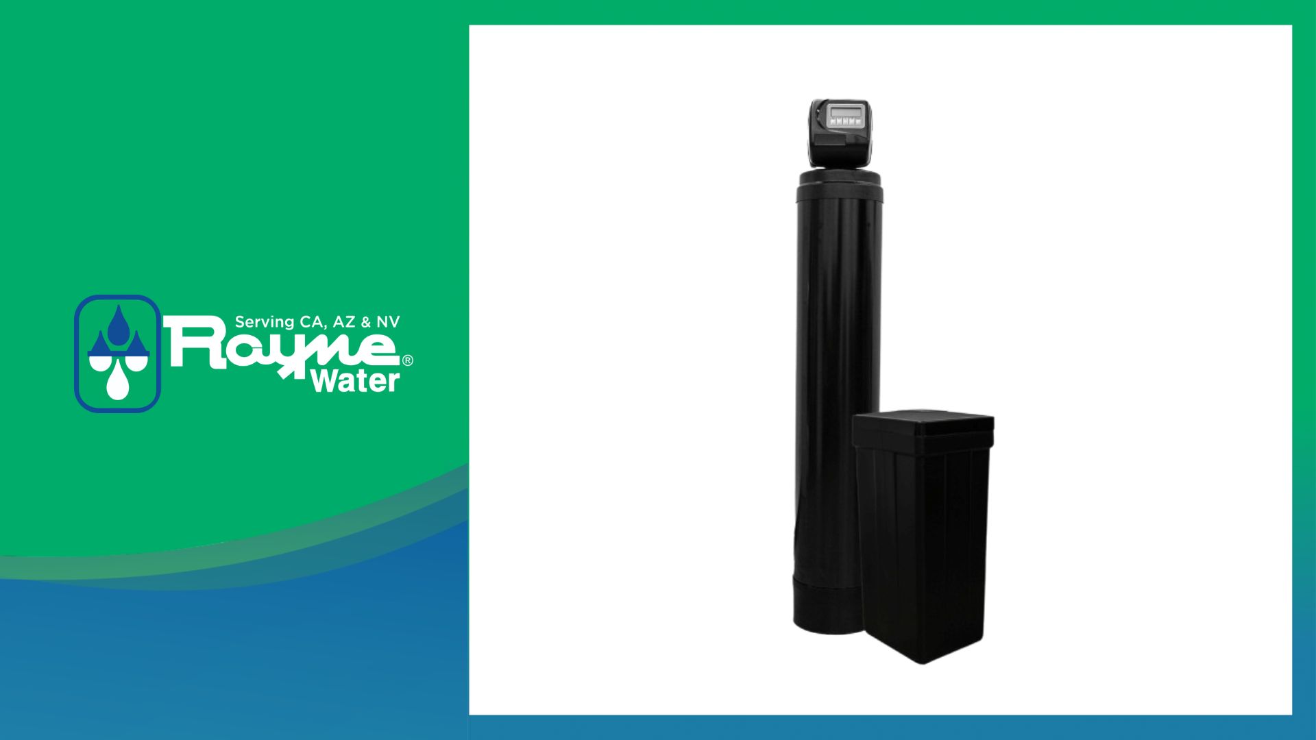 Rayne Guardian softener and carbon filtration combo for San Diego homes