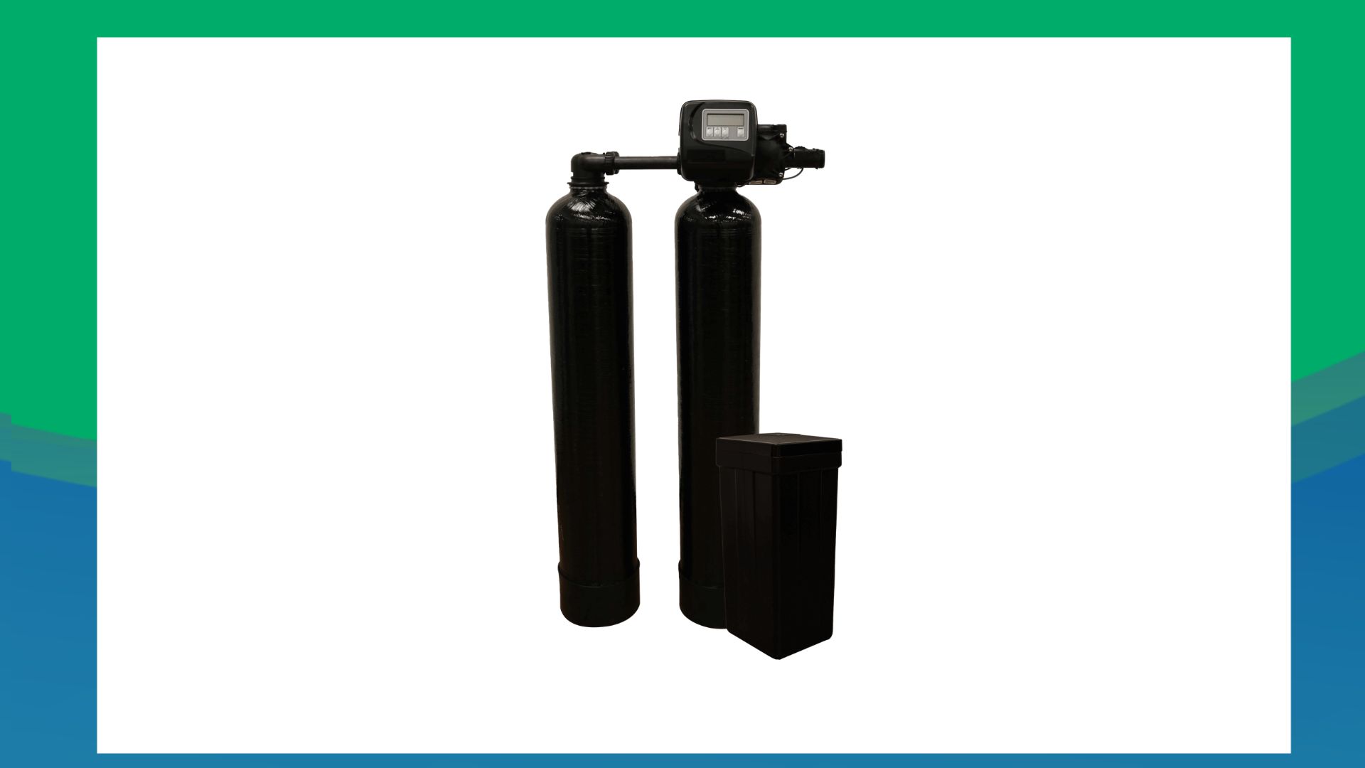 Rayne Infiniti 3000 twin-tank water softener with brine tank