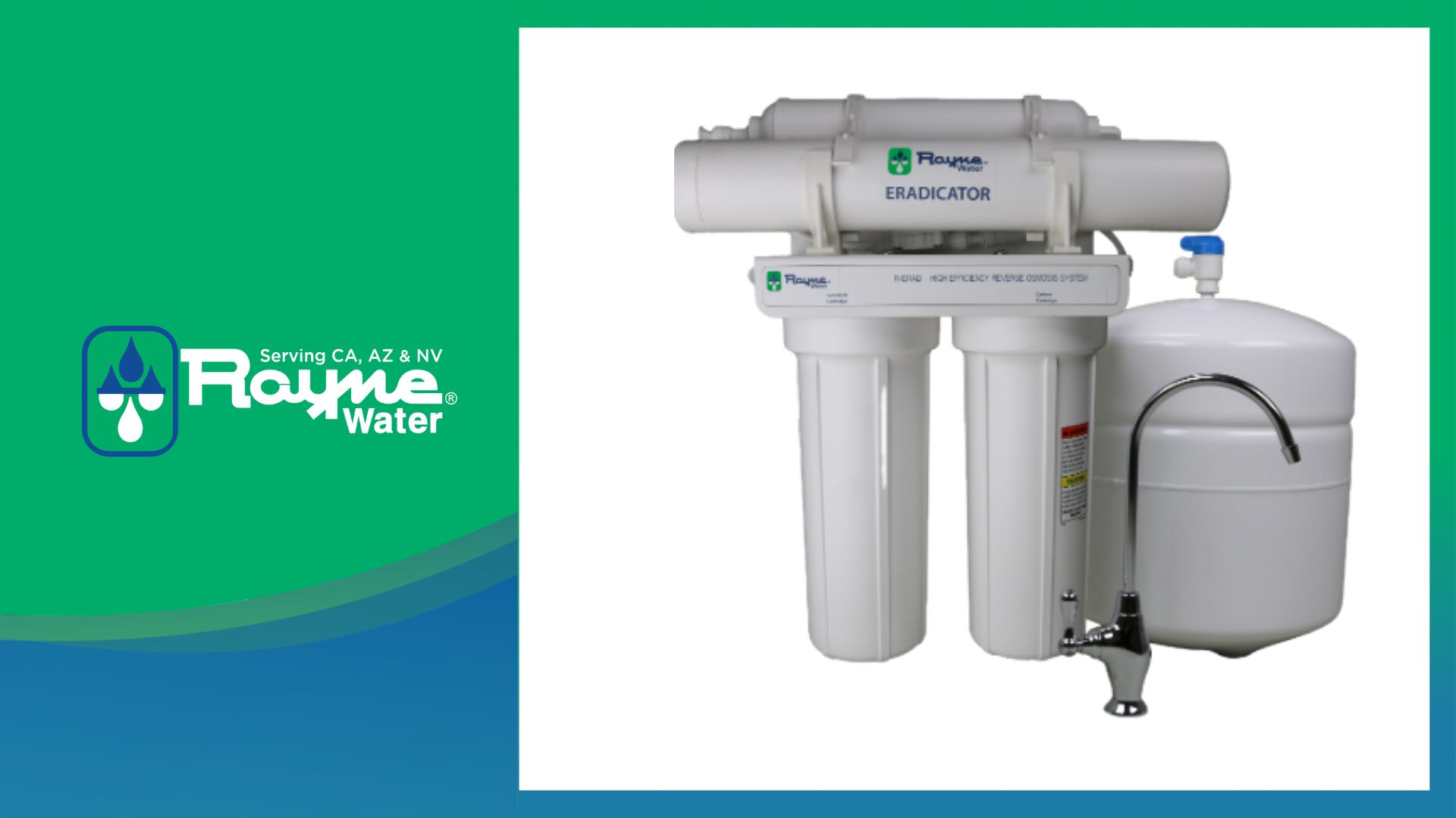 Rayne Eradicator high-efficiency reverse osmosis system for Phoenix drinking water