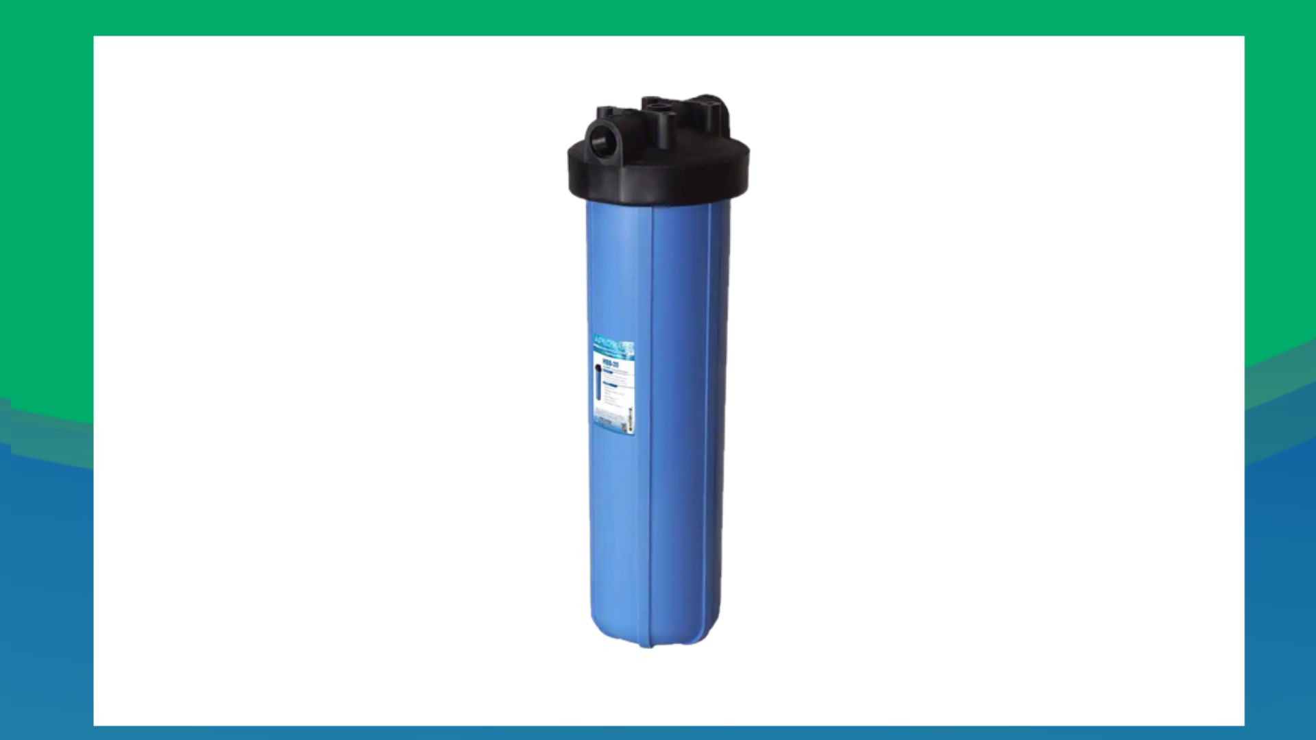 Rayne Big Blue whole-house sediment pre-filter for San Jose water