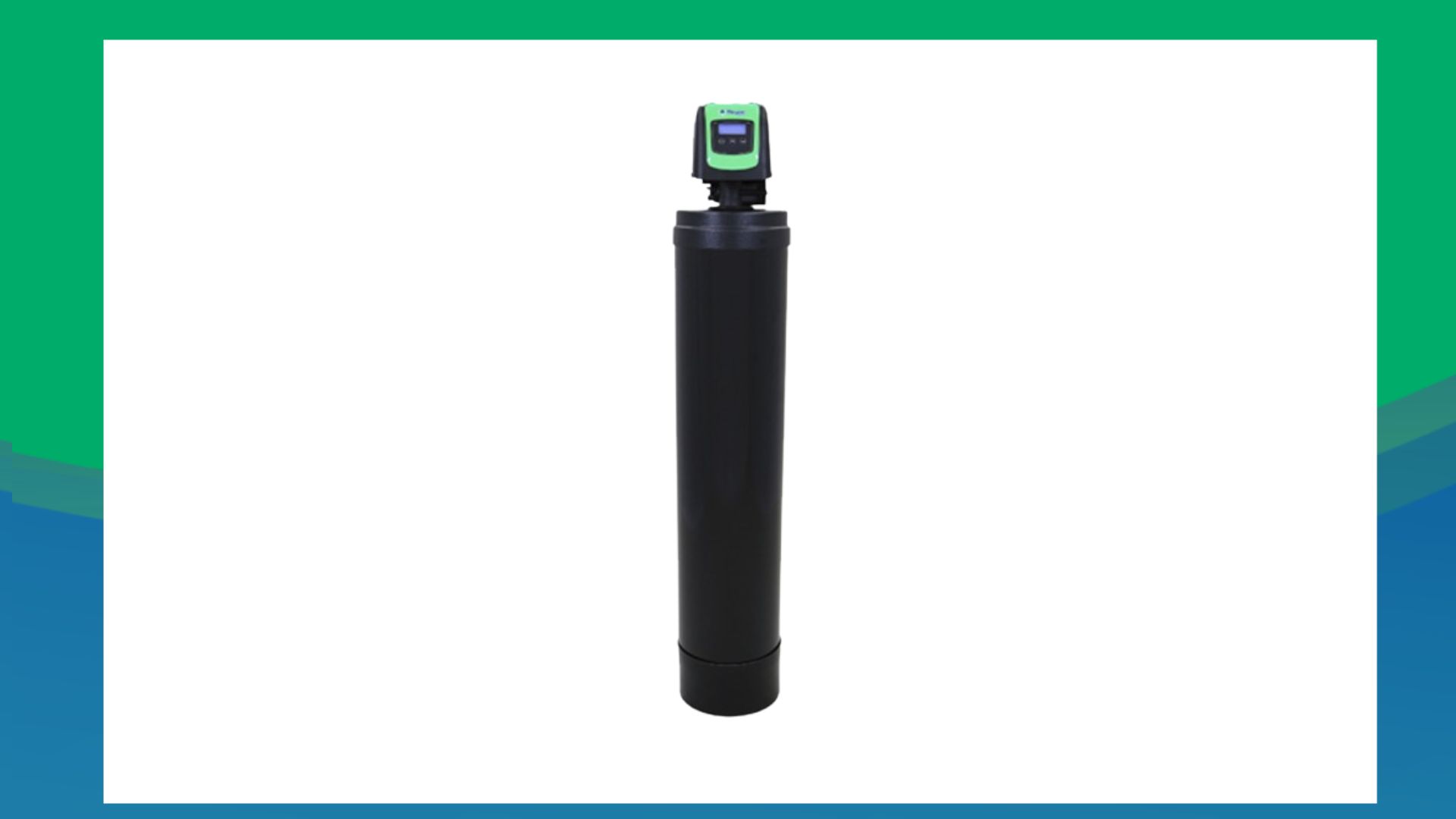 Rayne Spartan salt-free water conditioning tank with green digital control head