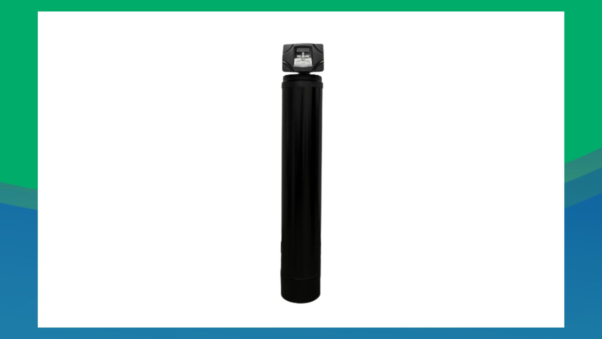 Compact single-tank San Jose water softener with metered control valve for smaller homes
