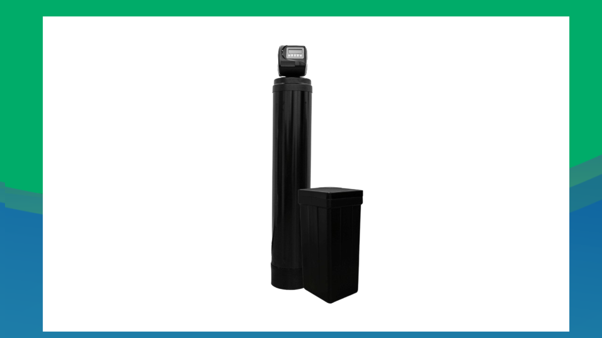 Rayne single-tank water softener with metered control head for San Jose homes